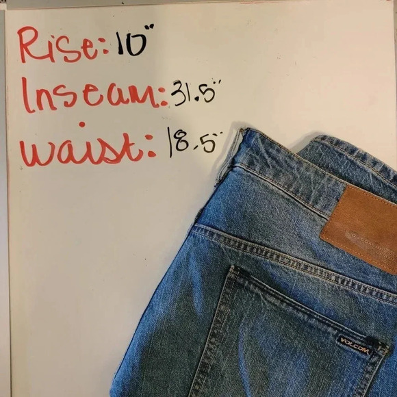 VOLCOM Genuine Boyfriend Fit‎ Medium Wash Jeans - Picture 12 of 12